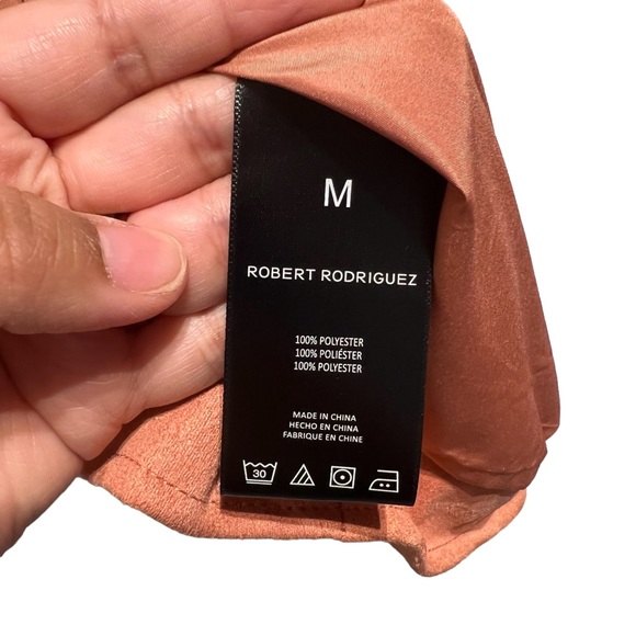 Robert Rodriguez peach faux suede moto jacket size medium - Picture 12 of 14